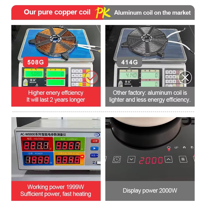 موقد حثي كهربائي مدمج بقوة 440 - مراجعة Induction Cooker وسعره