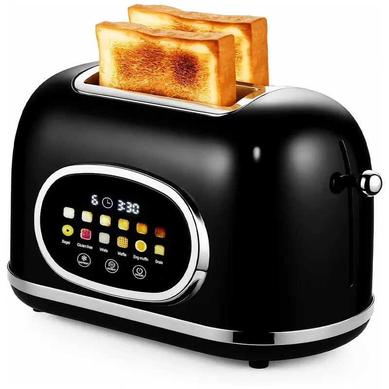 محمصة خبز ذكية بشاشة لمس لشريح - مراجعة Toaster وسعره